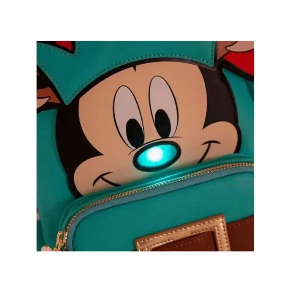 Loungefly Disney Light up Mickey Mouse Reindeer Cosplay Mini Backpack Christmas